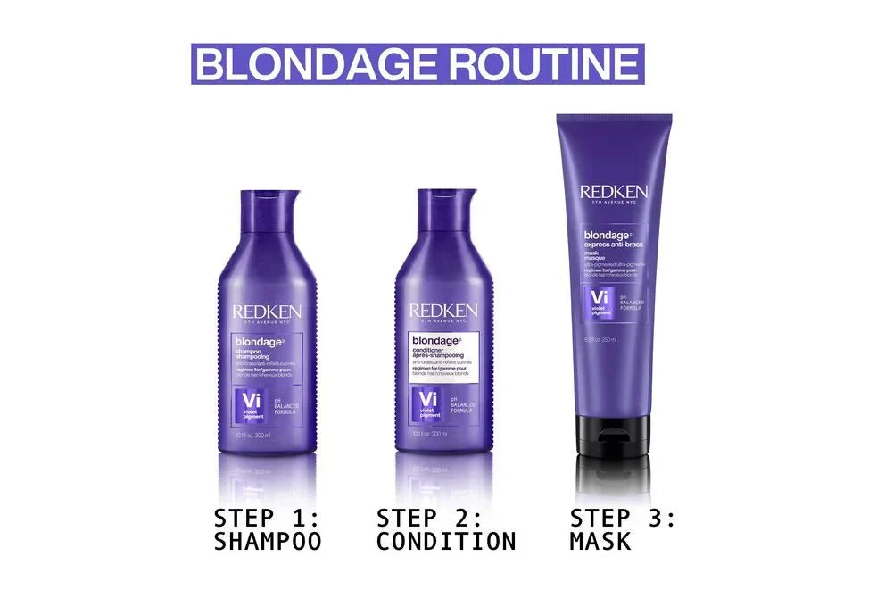 Redken Color Extend Blondage Express Anti-Brass Purple Hair Mask 300ml - Image 4