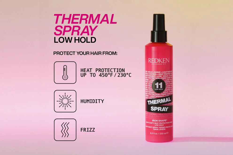 Redken Thermal Spray Low Hold 250ml - Image 6